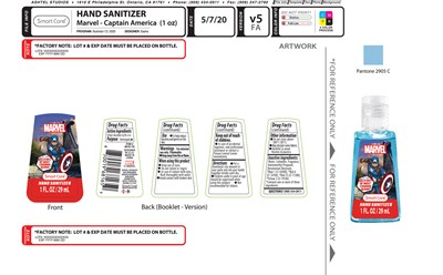 Marvel Captain America Hand sanitizer - Marvel Captain America HandSanitizer